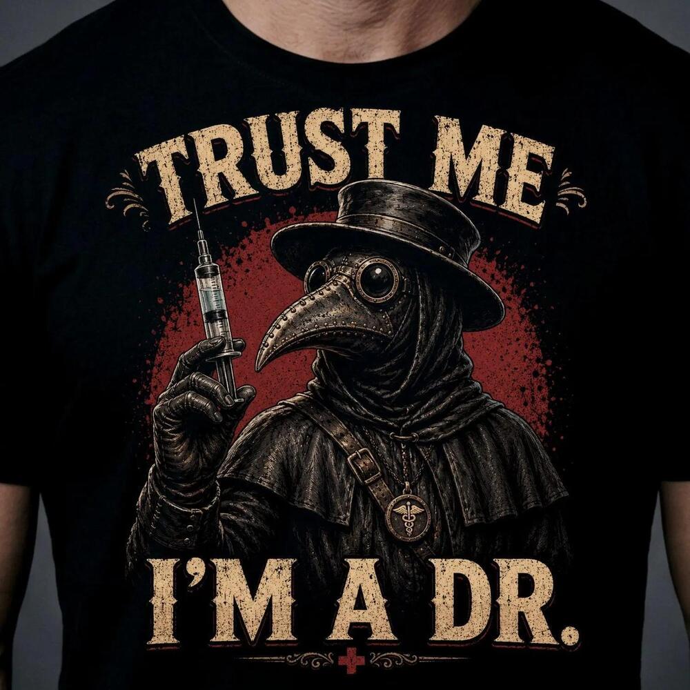 Funny Doctor Halloween Shirt, Trust Me IM A Dr Plague Doctor Tee